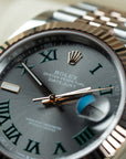 Rolex Datejust Wimbledon 126331 Dial Closeup