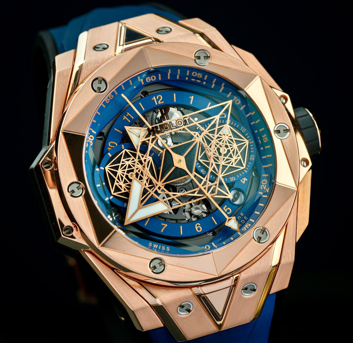 Hublot Big Bang Sang Bleu II King Gold Blue 45mm – JJ