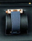 Audemars Piguet Code 11.59 Smoked Blue Dial Rose Gold 15210OR.OO.A028CR.01 case strap