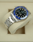 Rolex Submariner Date 126619LB Cookie Monster case lug left upper