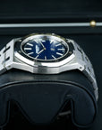 Audemars Piguet Royal Oak Jumbo Extra Thin Blue 15202IP 39mm Titanium Platinum case