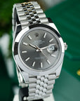 Rolex Datejust Slate 41mm Closeup