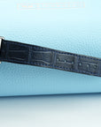Cartier Tank Basculante Mecanique 2390 Blue Alligator Strap