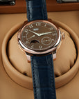 F. P. Journe Octa Automatique Lune Havana 42mm bottom case rose gold