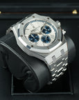 Audemars Piguet Royal Oak Chronograph Panda 38mm left lower lug case