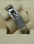 Rolex Daytona Ice Blue Platinum Baguette 116506 case lug bracelet clasp