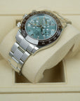 Rolex Daytona Ice Blue Platinum Baguette 116506 40mm
