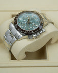 Rolex Daytona Ice Blue Platinum Baguette 116506 40mm