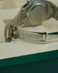 Rolex Daytona Ice Blue Platinum Baguette 116506 case lug bracelet clasp
