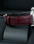 Audemars Piguet Code 11.59 Chronograph Burgundy case lug strap