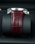 Audemars Piguet Code 11.59 Chronograph Burgundy case lug strap