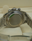 Rolex Daytona Ice Blue Platinum Baguette 116506 case lug bracelet caseback