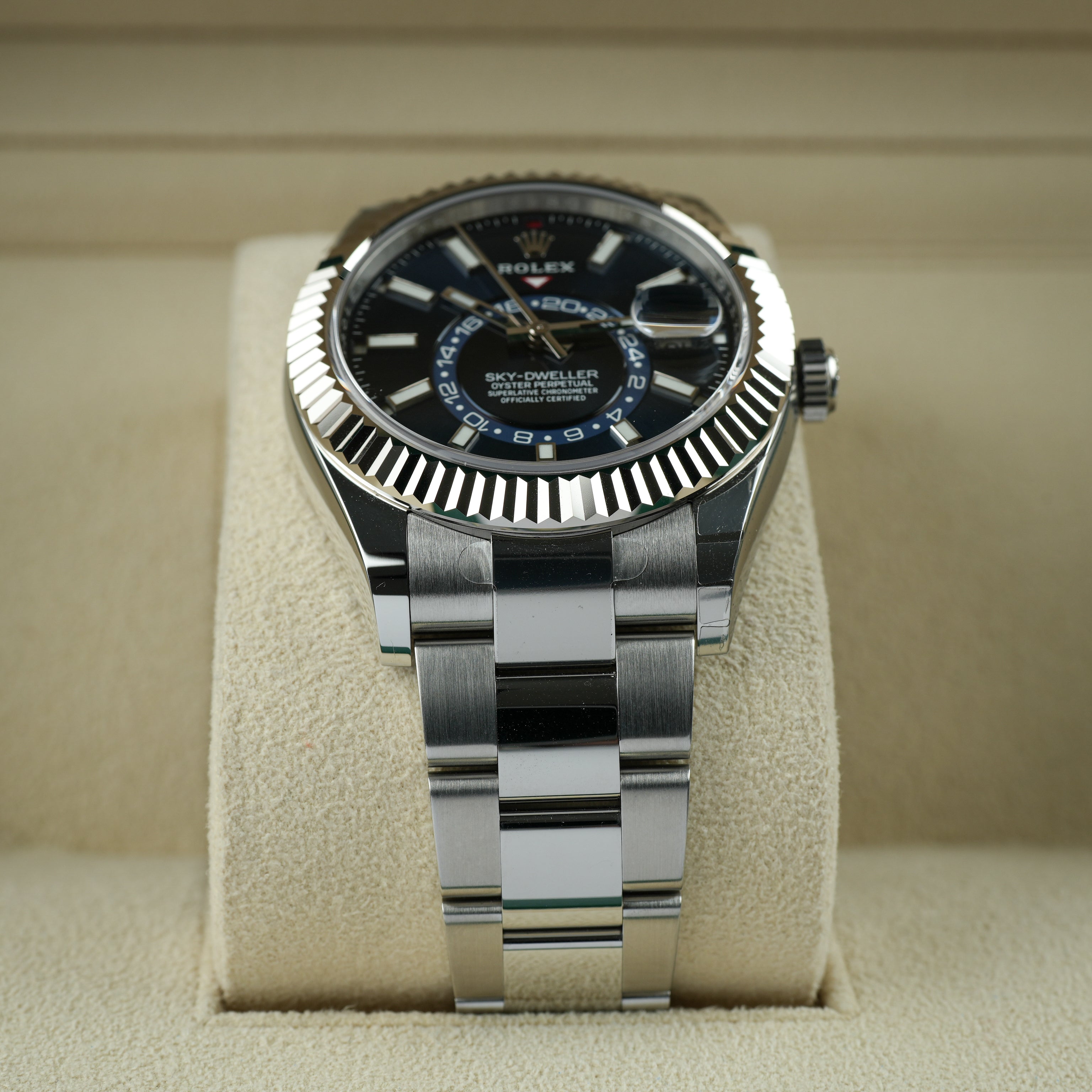 Rolex Sky-Dweller 326934 Blue Dial 42mm – JJ Timepiece Co