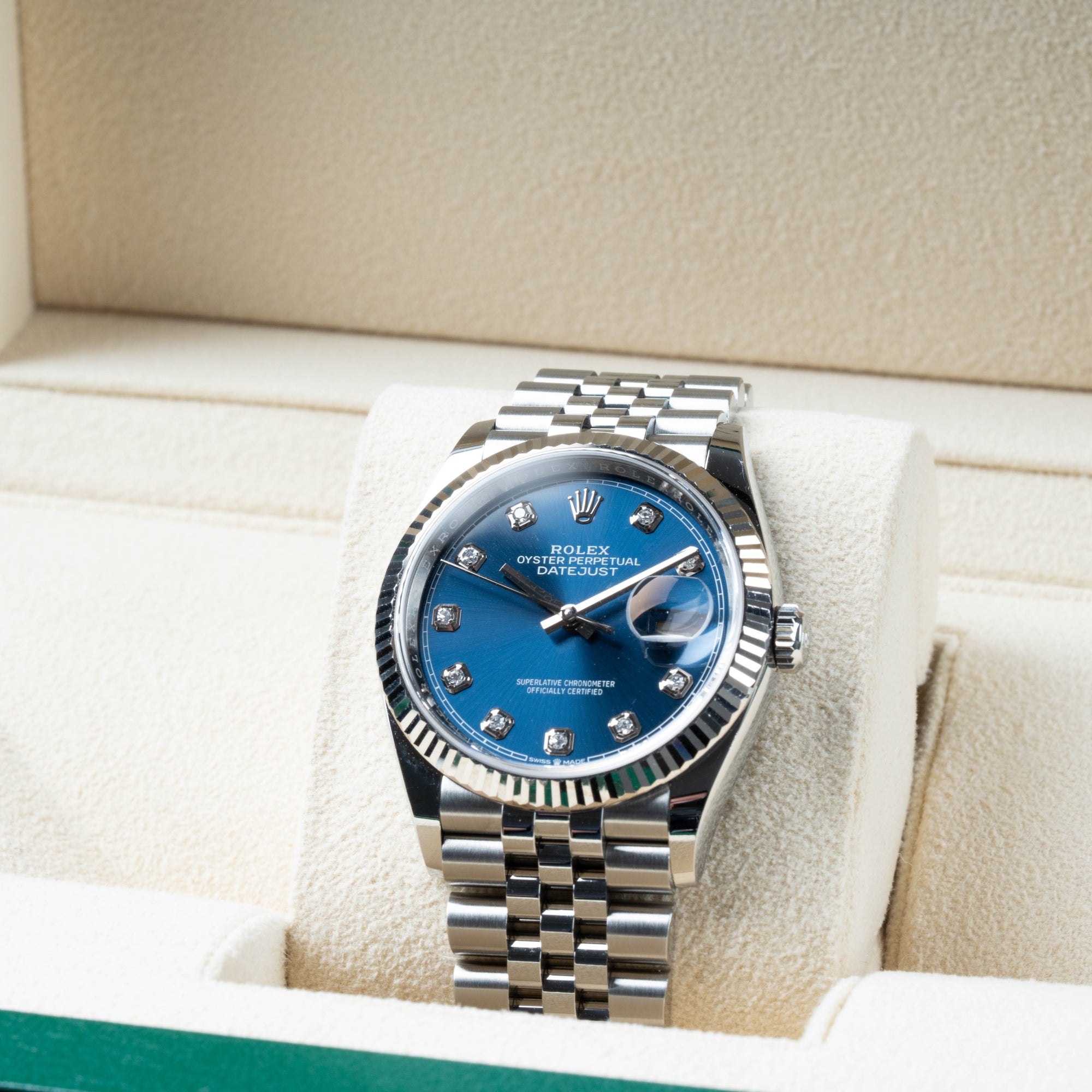 Rolex Datejust Blue Diamond 36mm