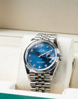 Rolex Datejust Blue Diamond 36mm