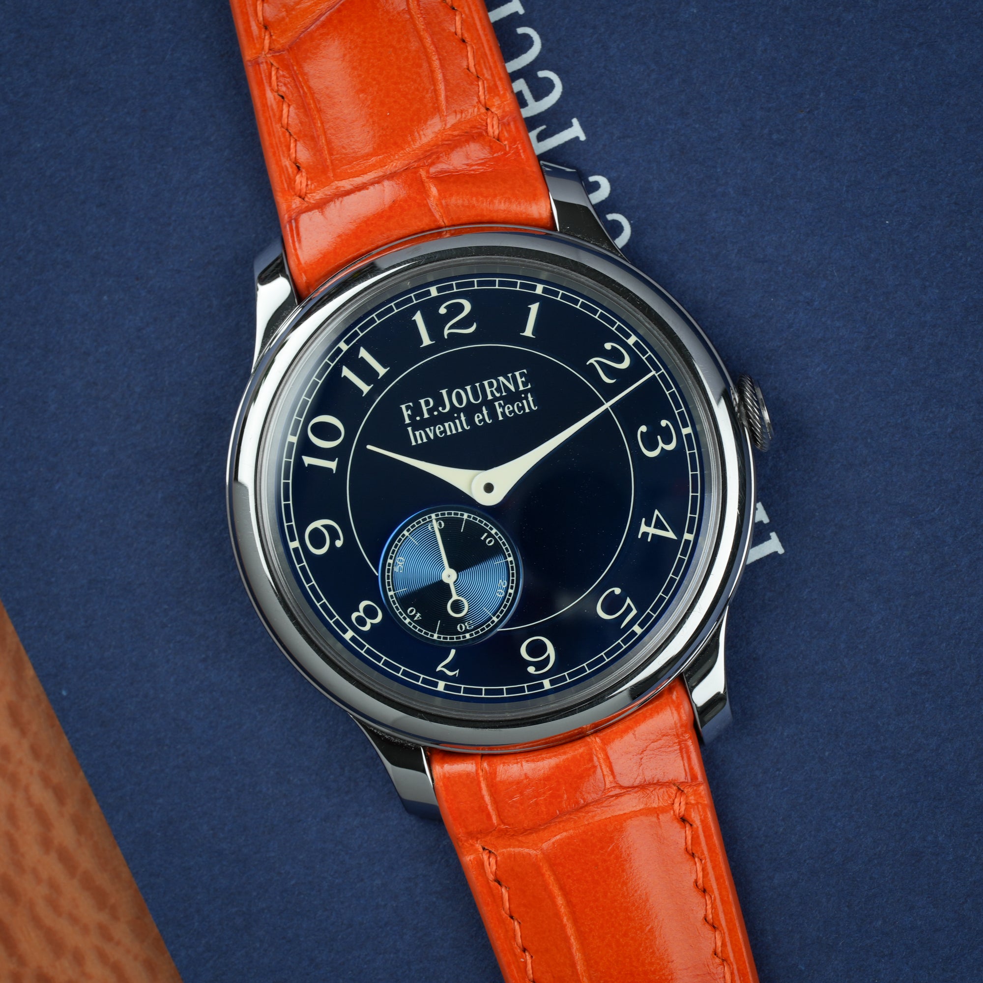 F.P. Journe Chronometre Bleu 39mm Front View