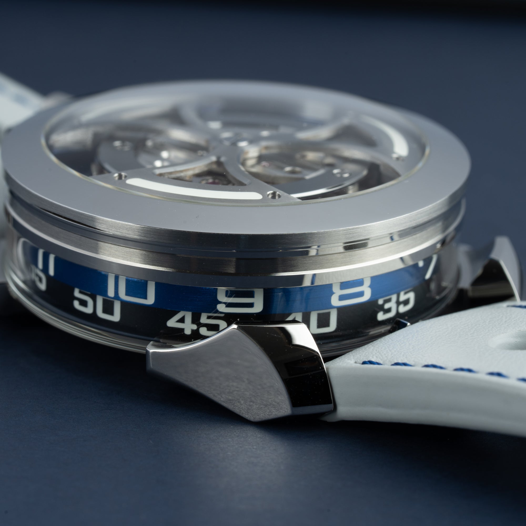 MB&amp;F M.A.D. 1 Editions Blue 42mm Sideview