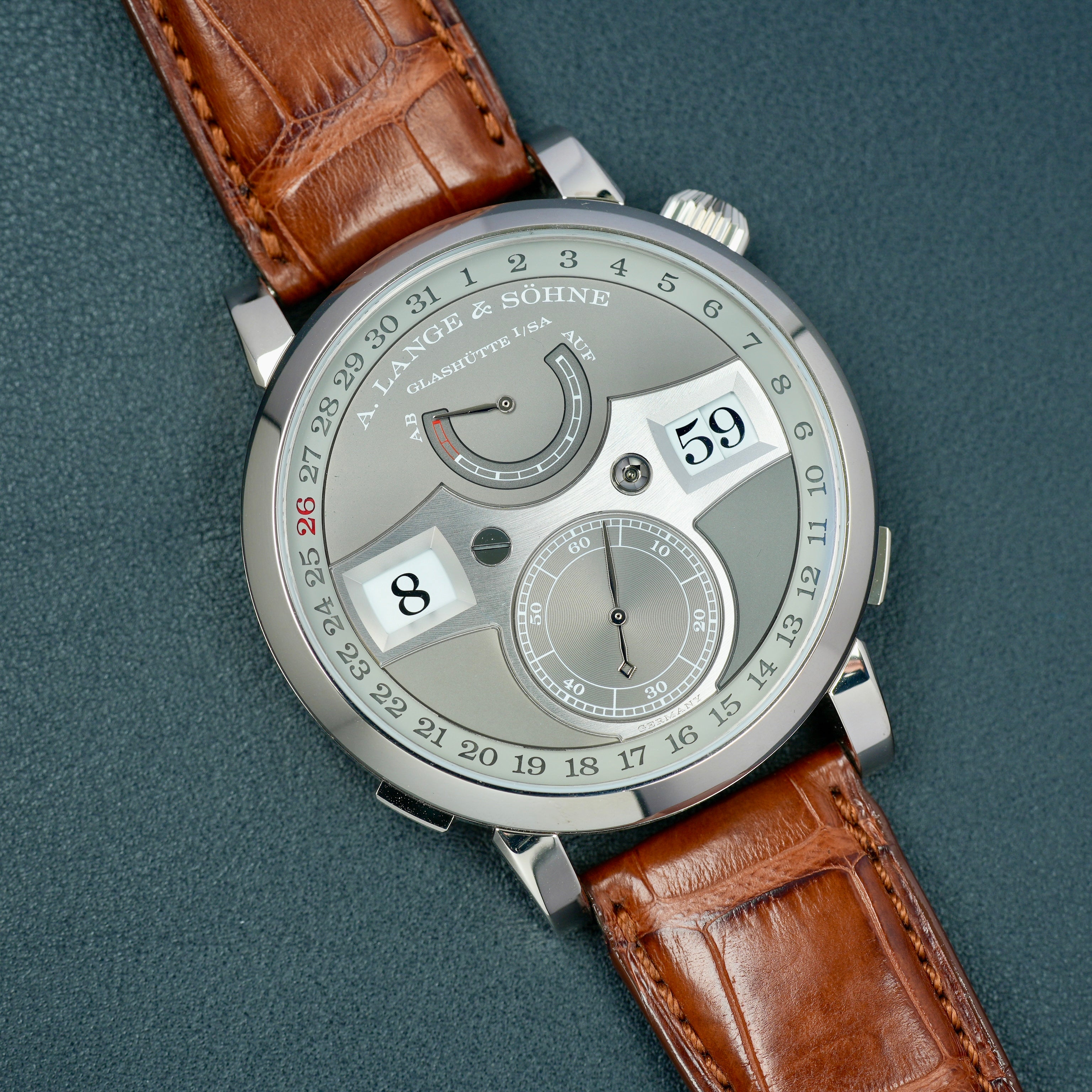 A. Lange & Söhne Zeitwerk Date 148.038 44mm – JJ Timepiece Co