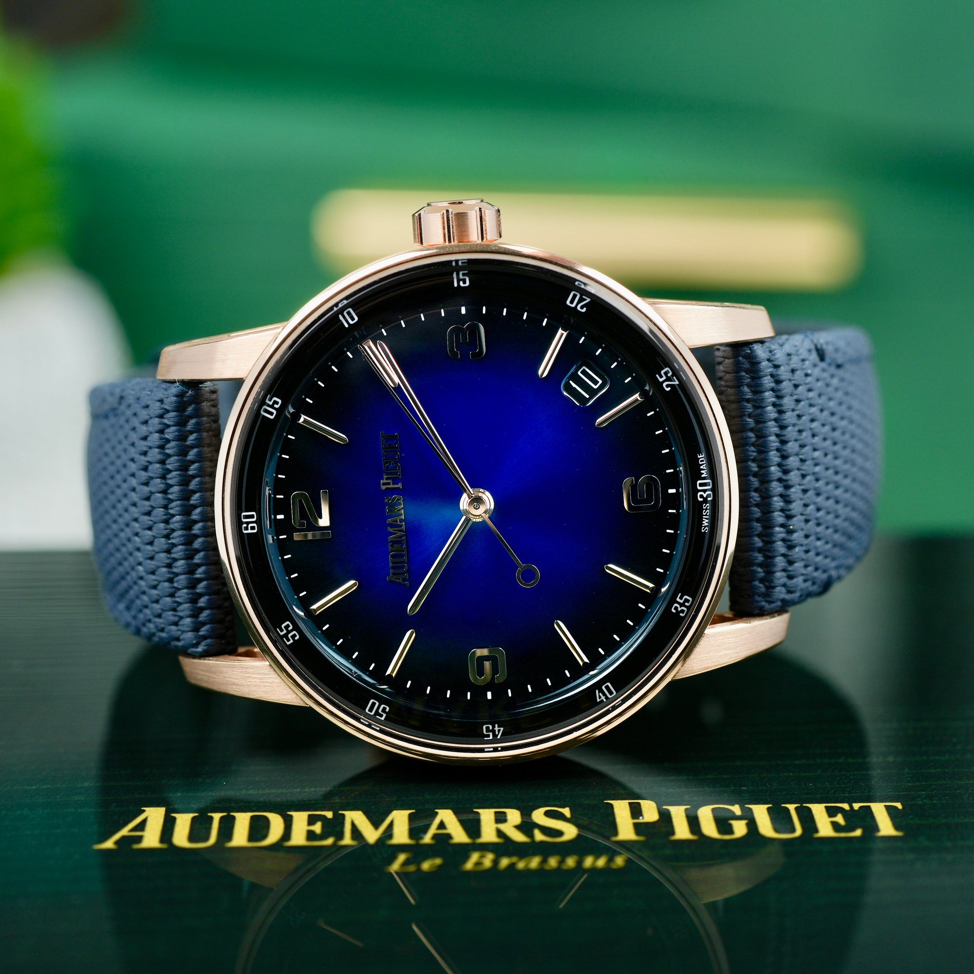 Audemars Piguet Code 11.59 Smoked Blue Dial Rose Gold 15210OR.OO.A028CR.01