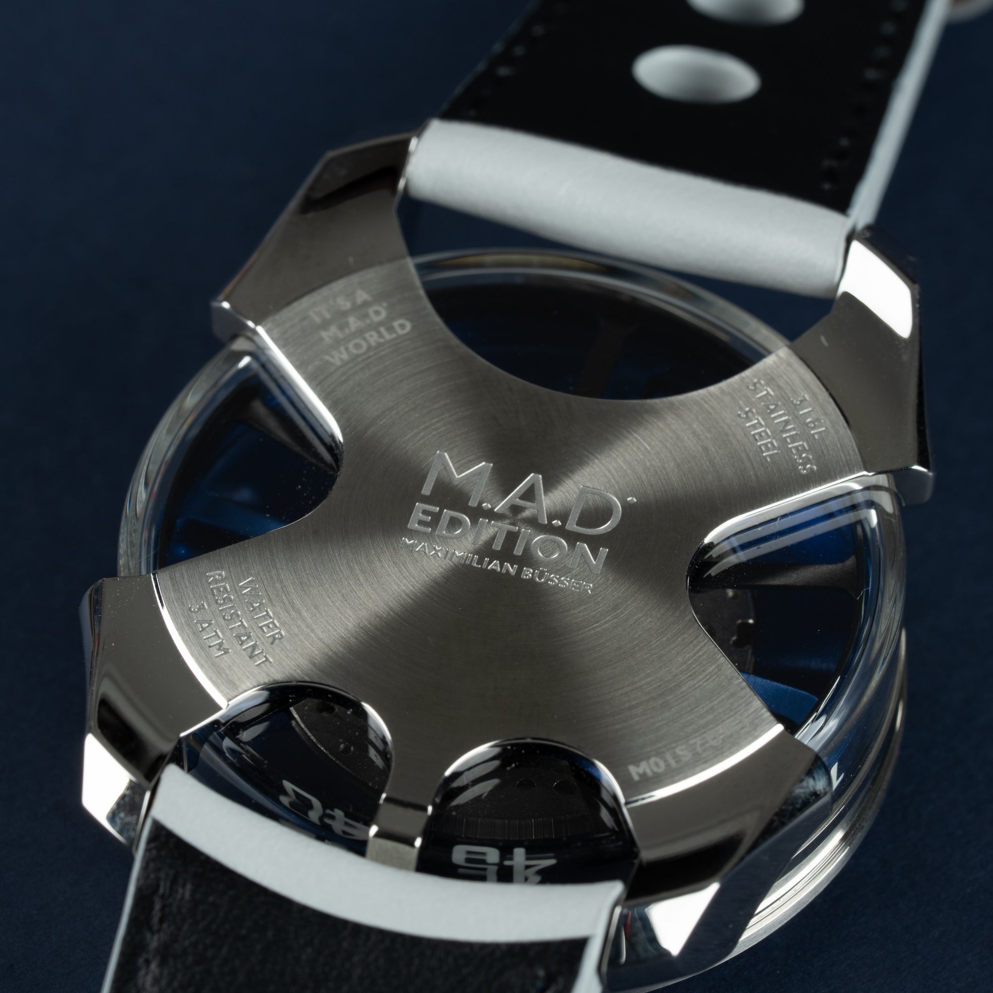 MB&F M.A.D. 1 Editions Blue 42mm Caseback