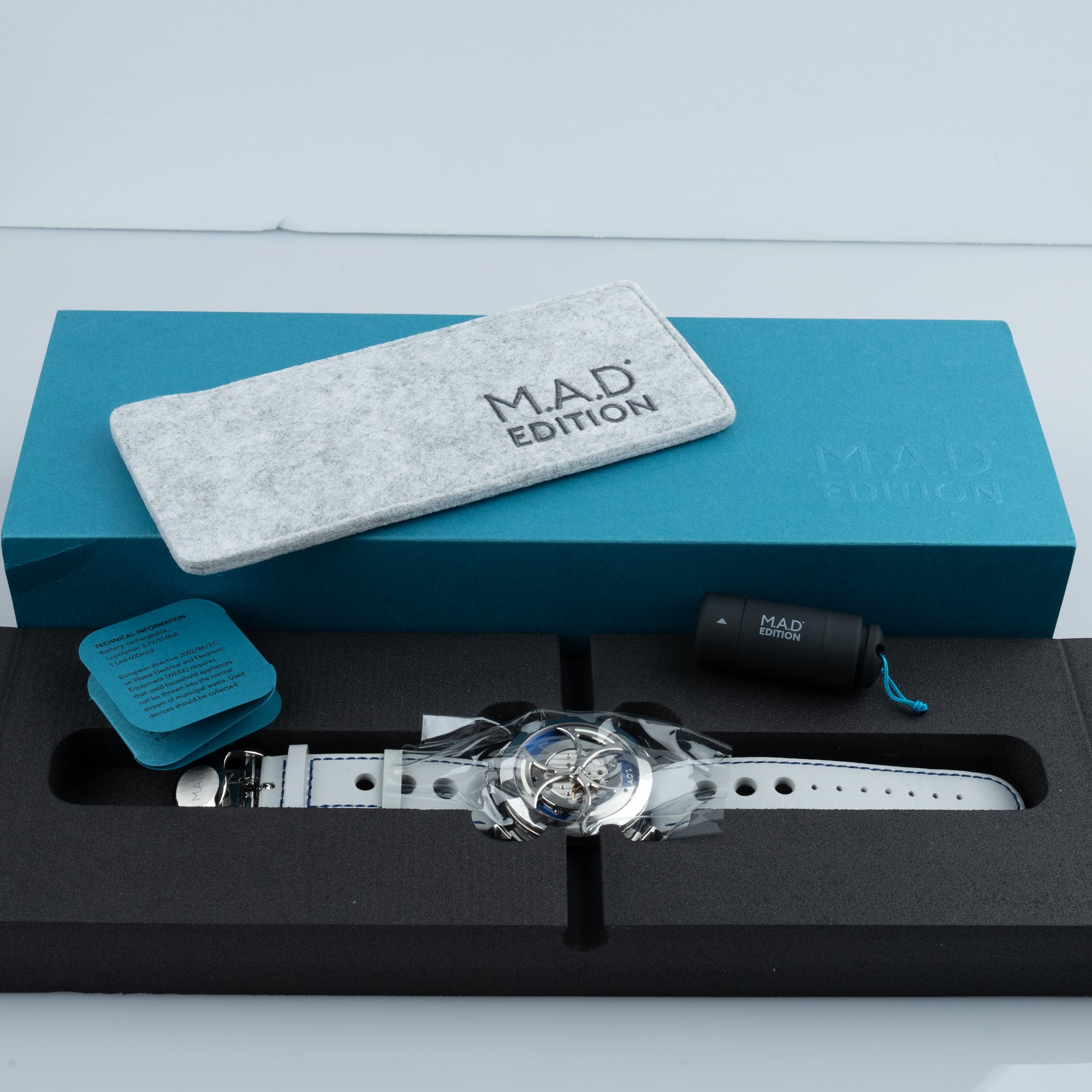 MB&amp;F M.A.D. 1 Editions Blue 42mm in the box