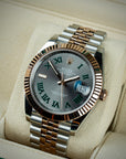 Rolex Datejust Wimbledon 126331 Closeup