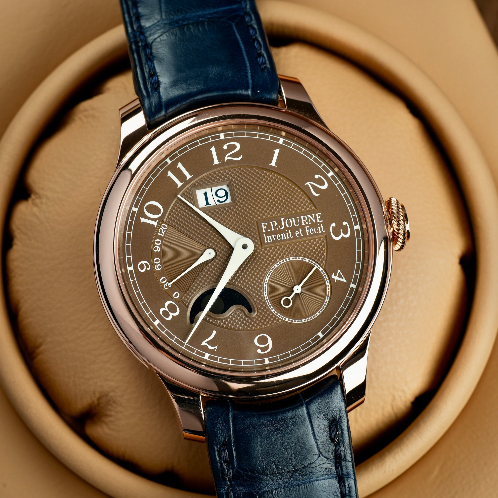 F. P. Journe Octa Automatique Lune Havana 42mm front view