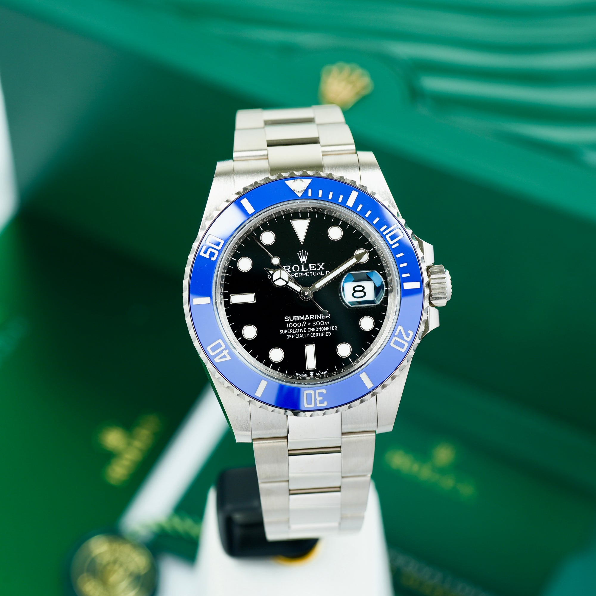 Rolex Submariner Date 126619LB Cookie Monster front