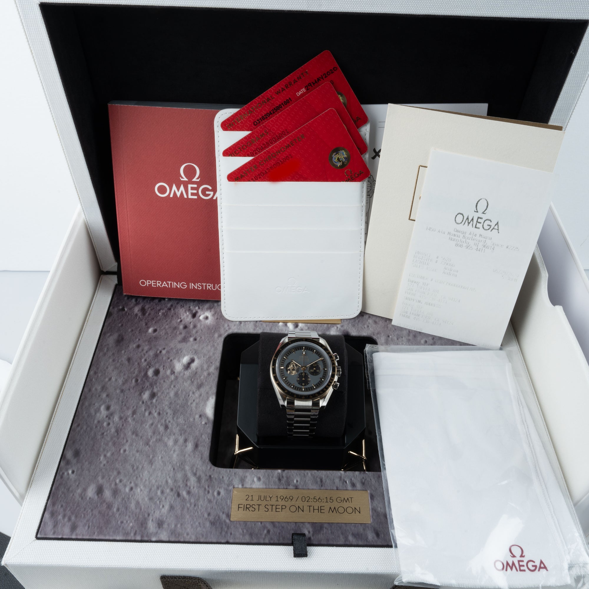 Omega Speedmaster Apollo 11 50th Anniversary Box &amp; Paperwork