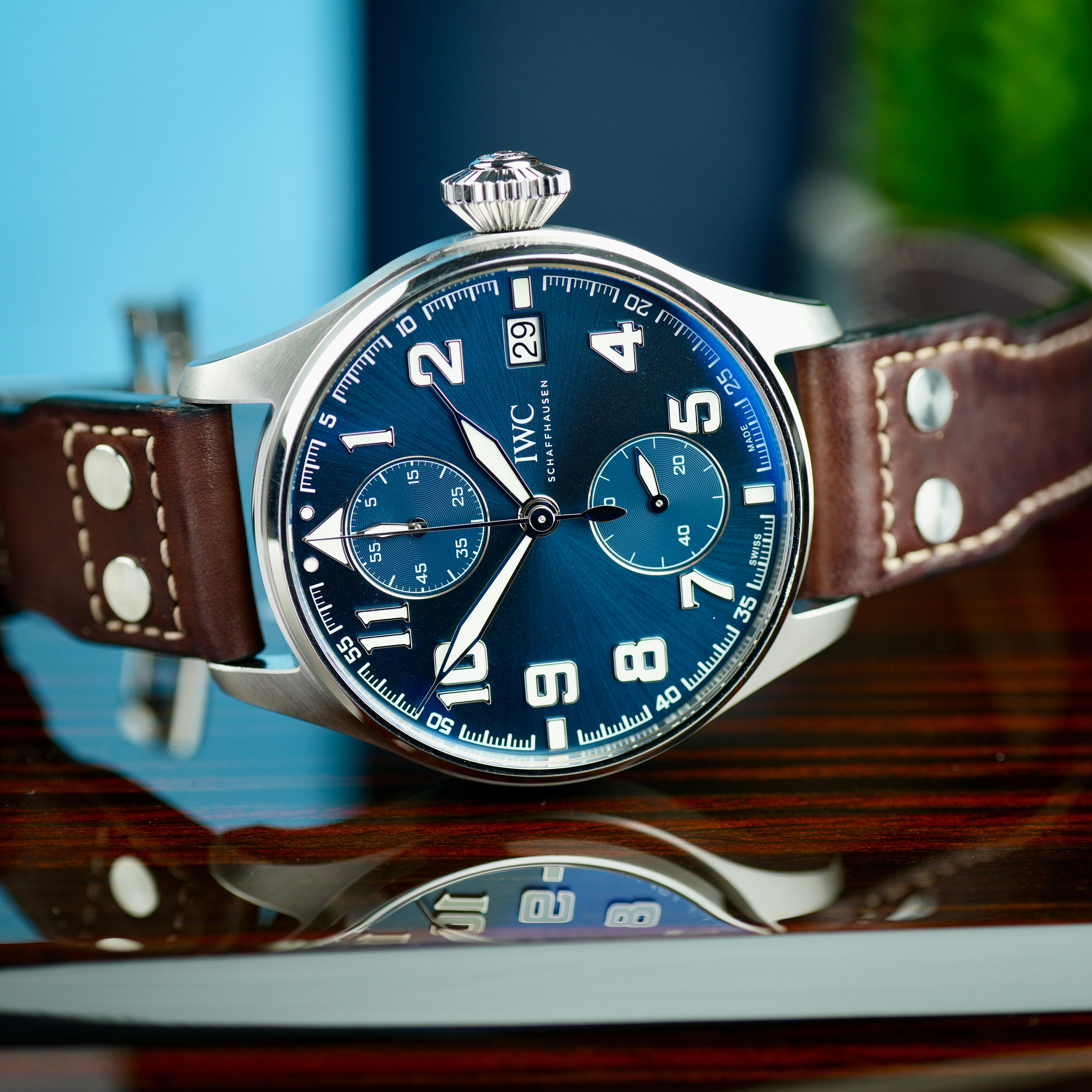 Iwc big pilot blue best sale