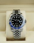 Rolex GMT-Master II Batgirl 126710BLNR Jubilee 40mm front