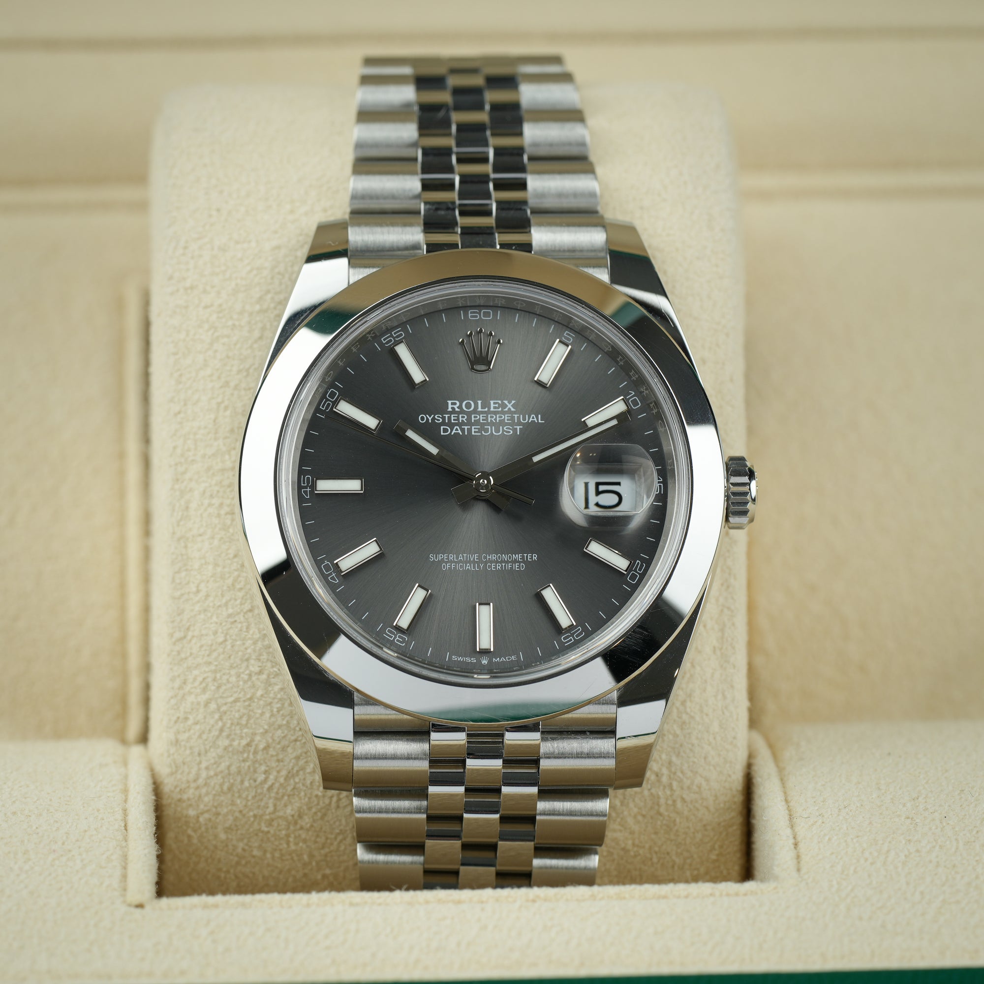 Rolex Datejust Slate 41mm Front