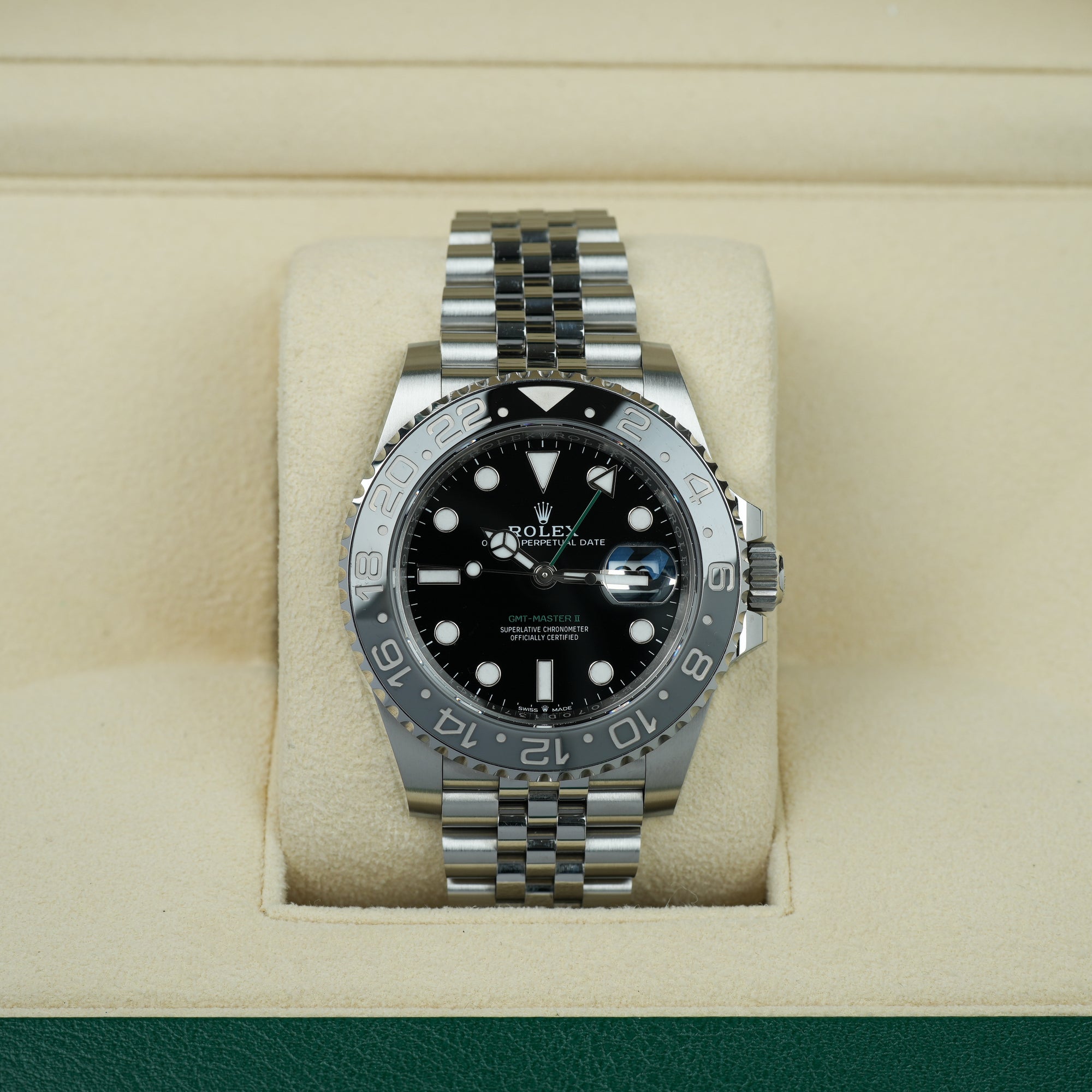 Rolex GMT-Master II 126710GRNR 40mm front