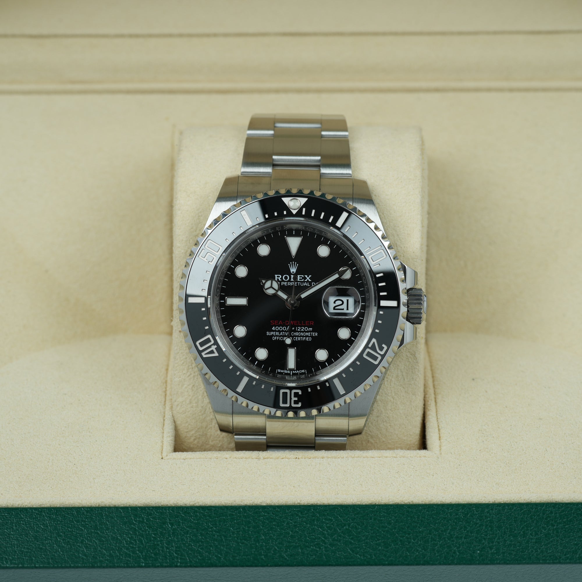 Rolex Sea-Dweller 126600 lug case front
