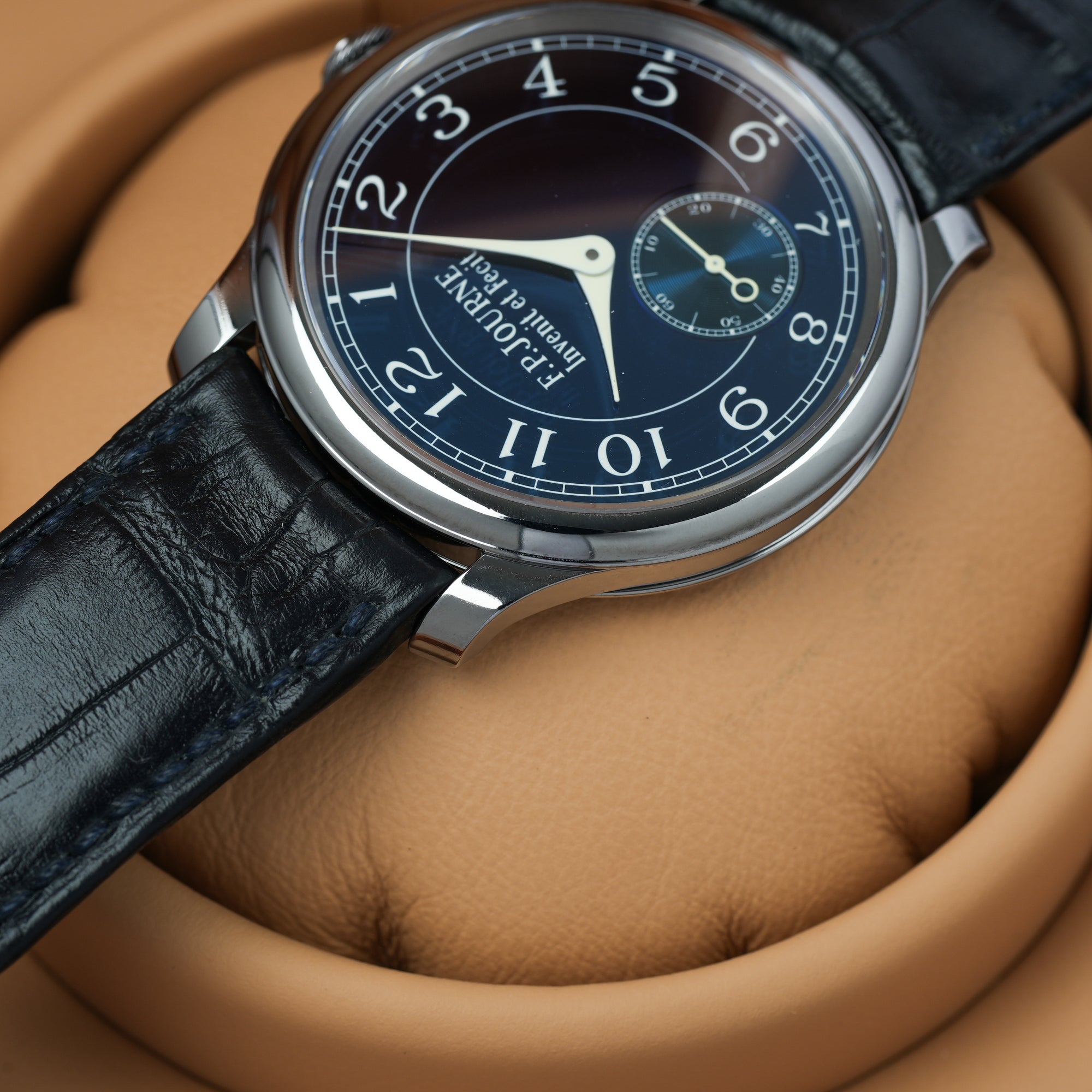 F.P. Journe Chronometre Bleu lug case