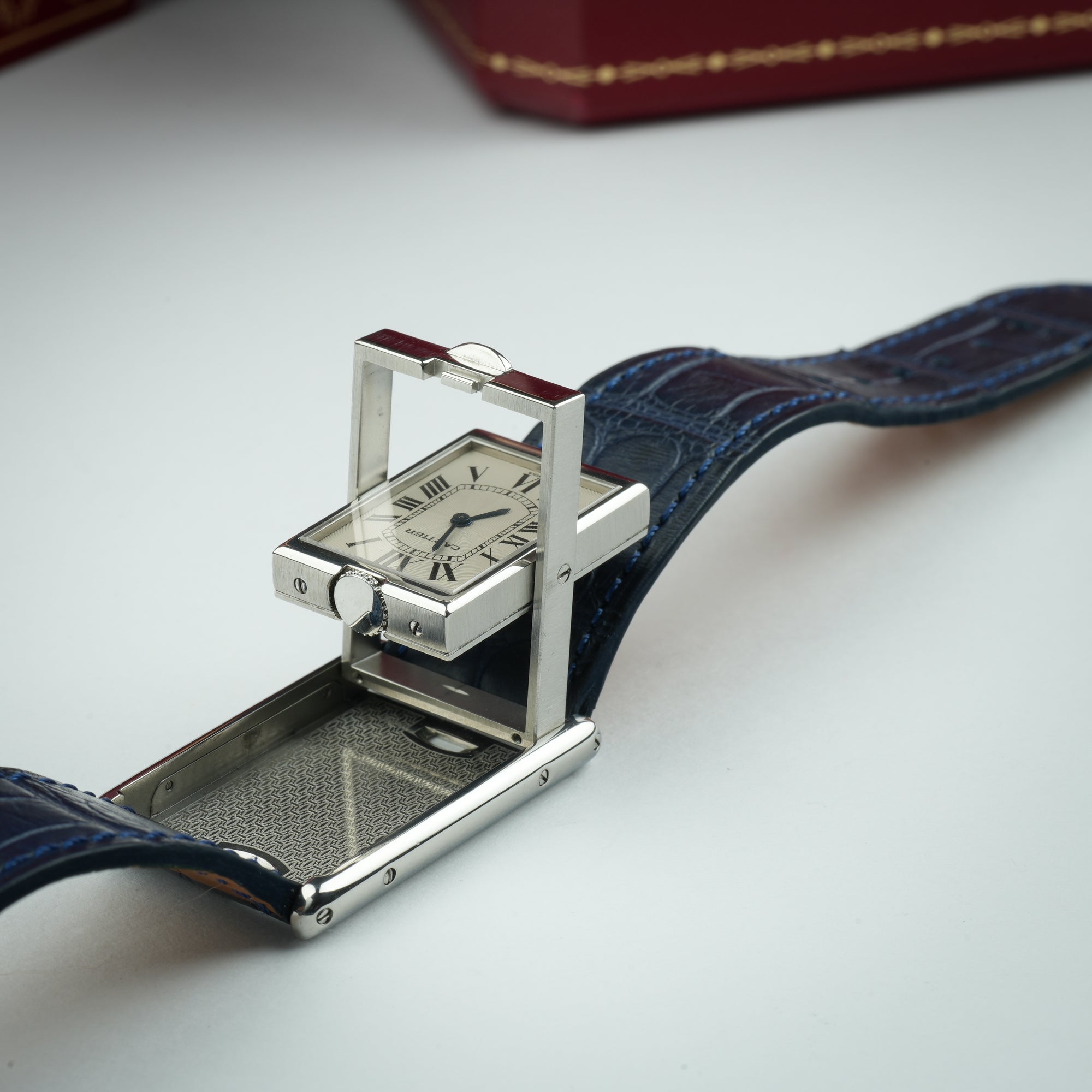 Cartier Tank Basculante Mecanique 2390 Opened High Resolution