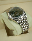 Rolex Day-Date Olive White Gold 40mm right upper lug