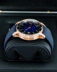 Audemars Piguet Code 11.59 Smoked Blue Dial Rose Gold 15210OR.OO.A028CR.01 case strap