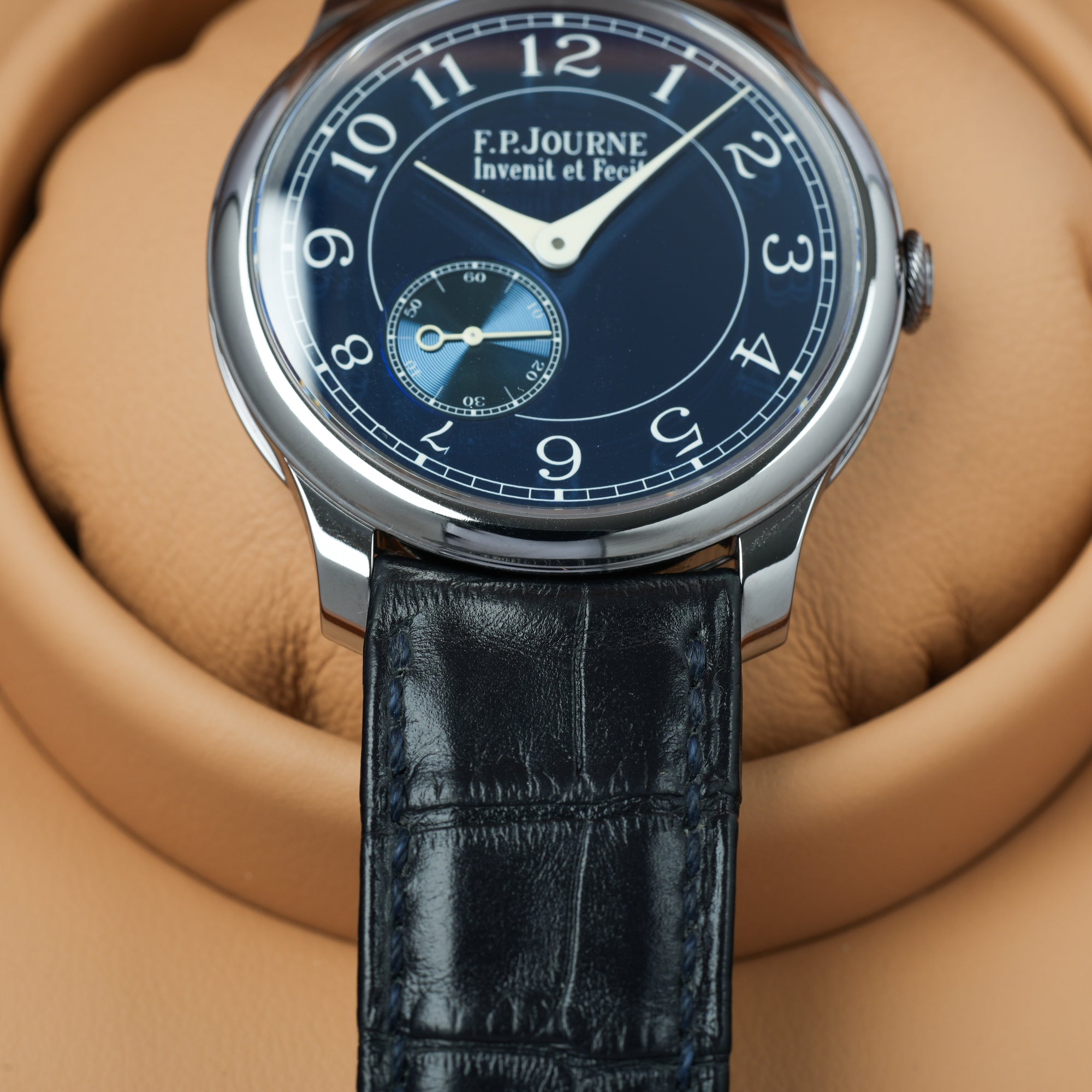 F.P. Journe Chronometre Bleu case strap