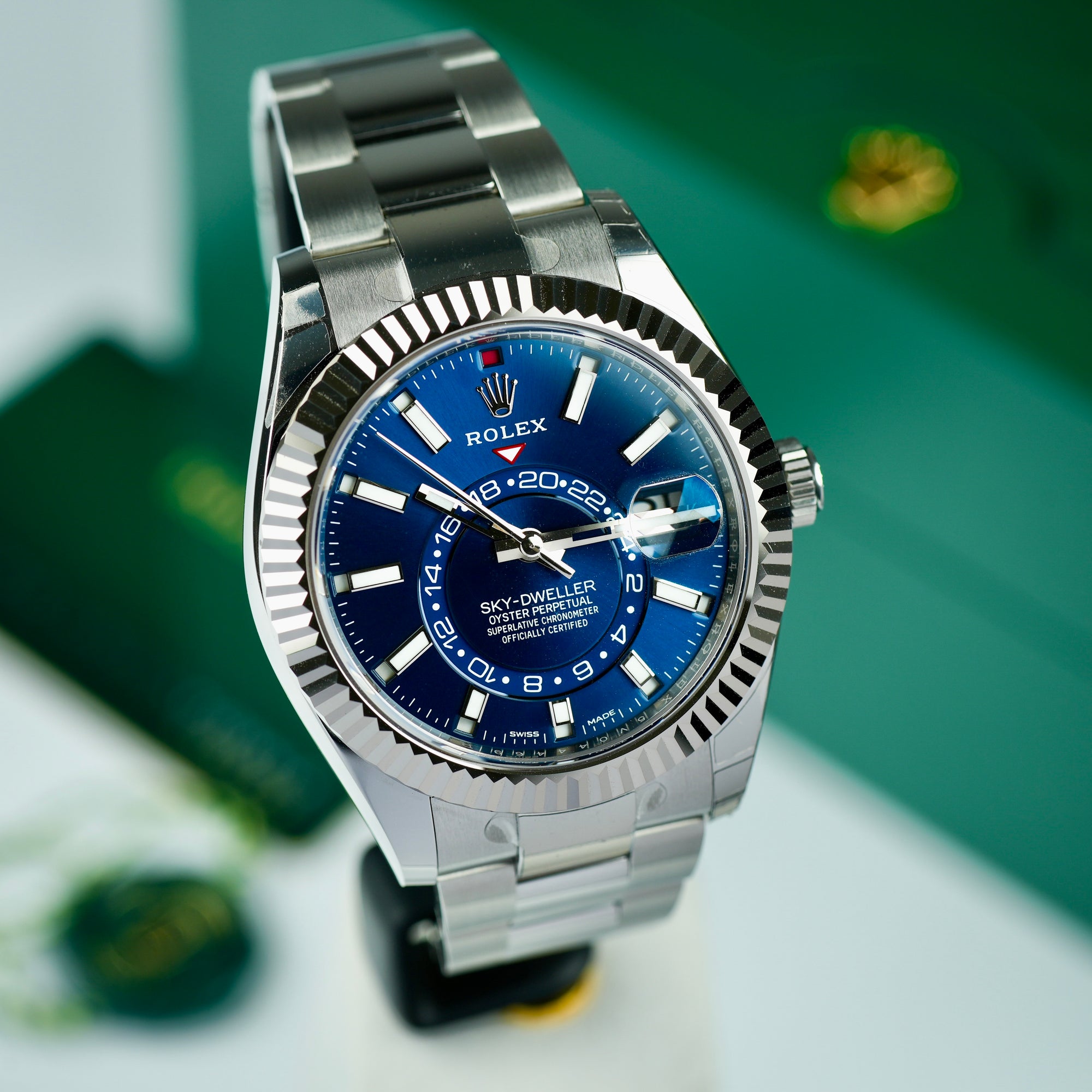 Rolex Sky-Dweller 326934 Blue Dial 42mm front