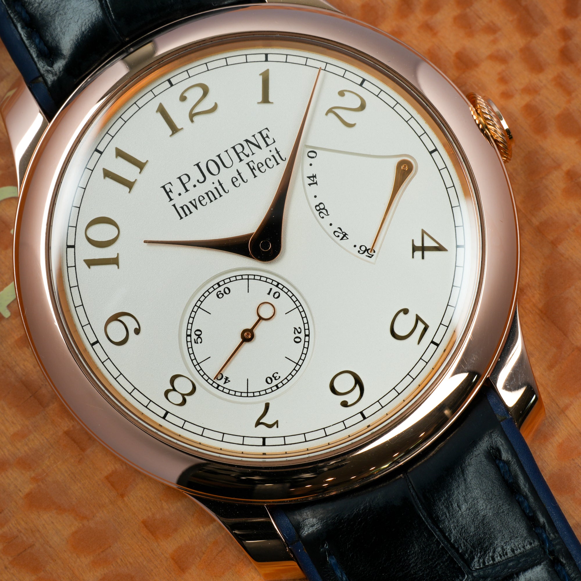 F.P. Journe Chronomètre Souverain CS 40mm dial close up