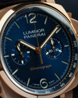 Panerai Luminor Goldtech Blu Notte 44mm Close Up