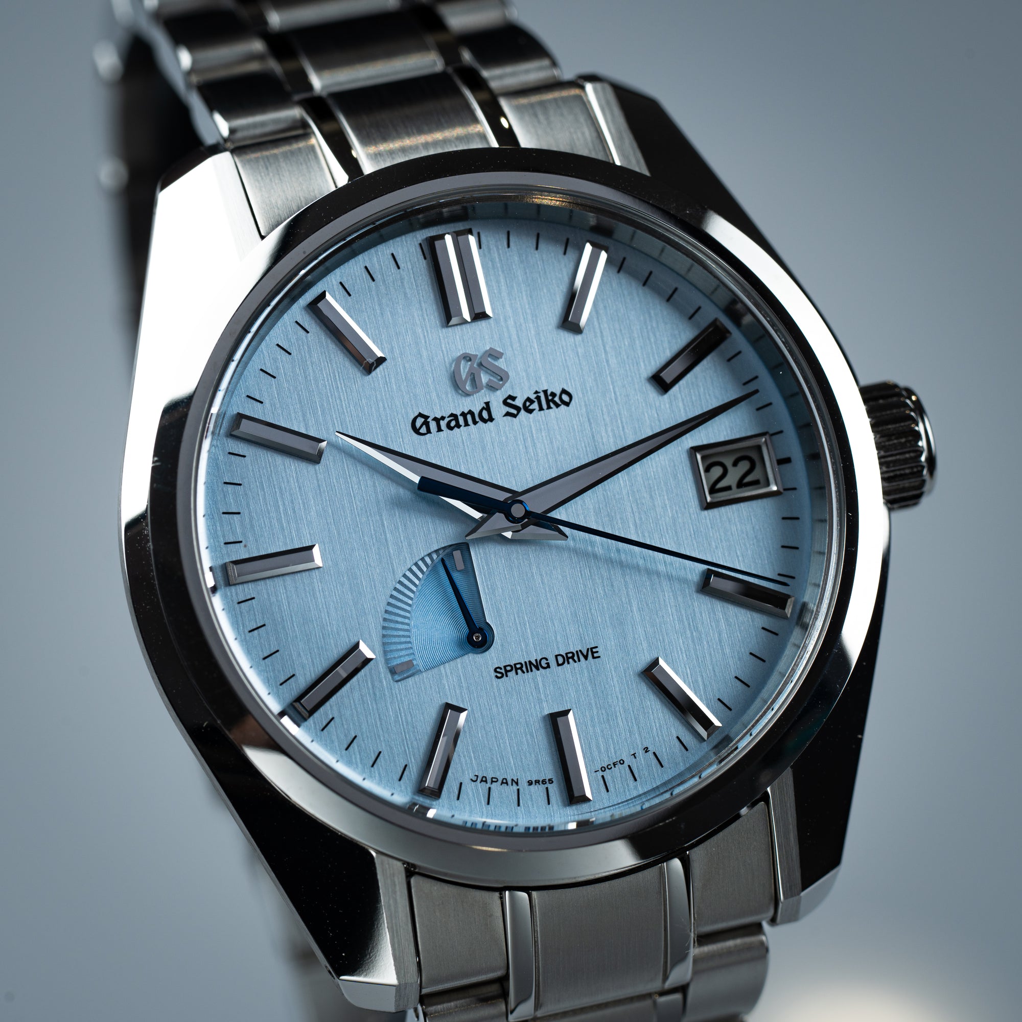 Grand Seiko Heritage Soko Frost 40mm Dial Closeup