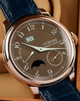 F. P. Journe Octa Automatique Lune Havana 42mm front view dial monophasé