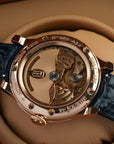 F. P. Journe Octa Automatique Lune Havana 42mm backside case movement rose gold auto