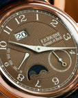 F. P. Journe Octa Automatique Lune Havana 42mm monophasé close up dial texture