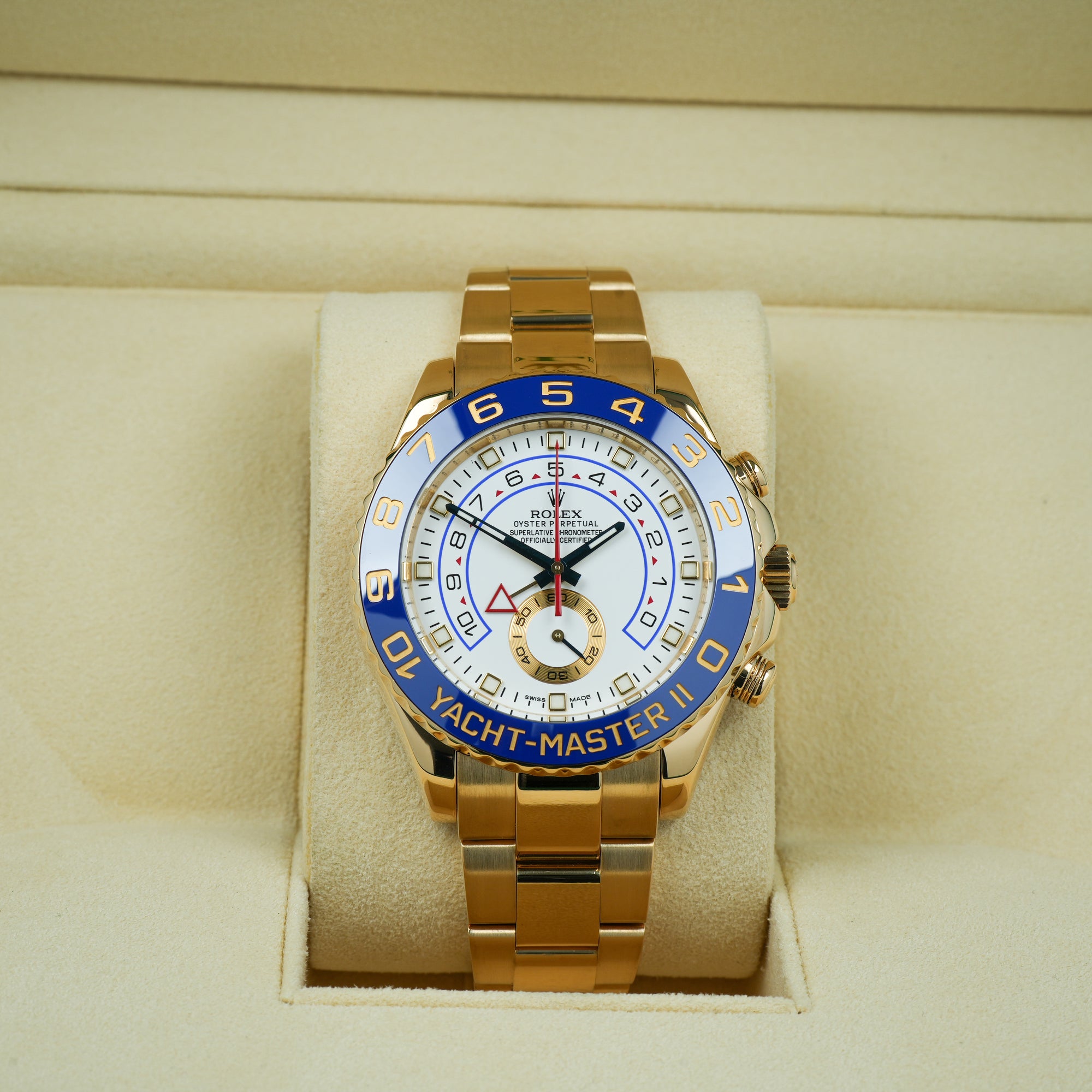 Rolex Yacht-Master II 116688 case lug front