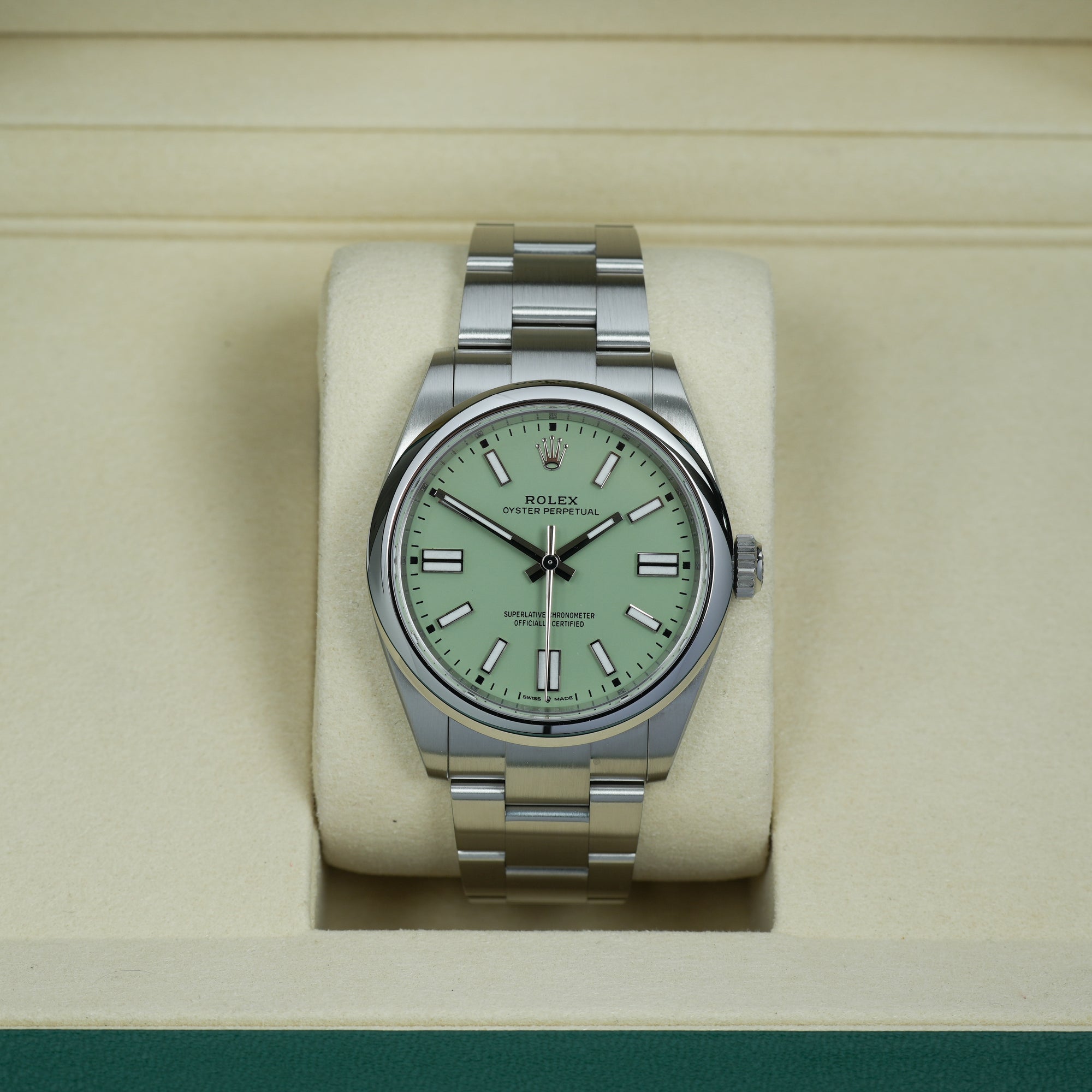 Rolex Oyster Perpetual Pistachio 134300 41mm