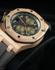 AP Royal Oak Offshore 42mm Gold Front Left Top view