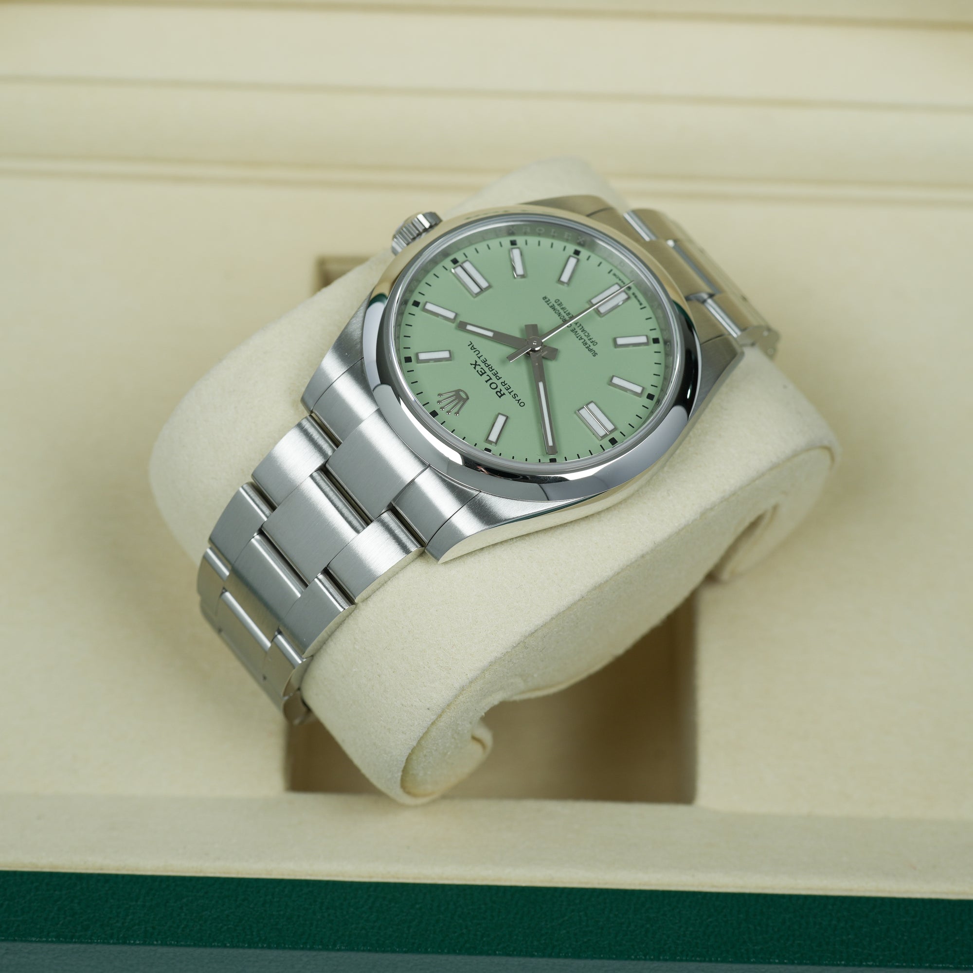 Rolex Oyster Perpetual Pistachio 134300 41mm